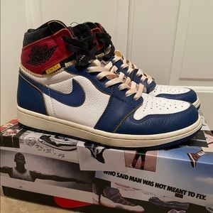 COPY - Union x Air Jordan 1 Retro High OG NRG Storm
Blue. Pre-Owned